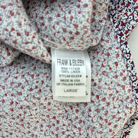Frank & Eileen Long Sleeve Button Down Linen Shirt - Picture 8 of 9
